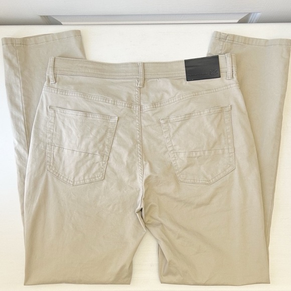 English Laundry Men's Slim Fit 5 Pocket Twill Chino Pants Beige Size 32 - Picture 13 of 14